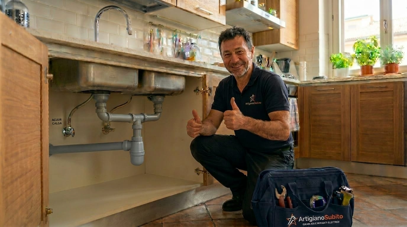 Idraulico ArtigianoSubito al lavoro su un impianto domestico